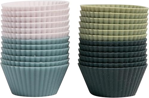 Vista 49 de The Silicone Kitchen - Tazas de silicona reutilizables para hornear no tóxicas Sin BPA Apto para lavavajillas