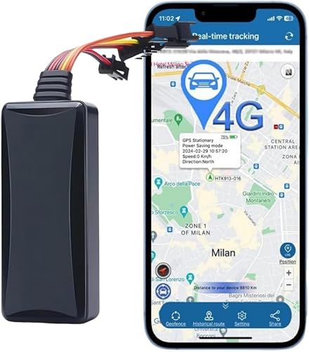 4G GPS Car GPS Tracker para vehículos Localizador en tiempo real GPSGSMGPRSSMS Coches antirrobo con aplicaciones móviles
