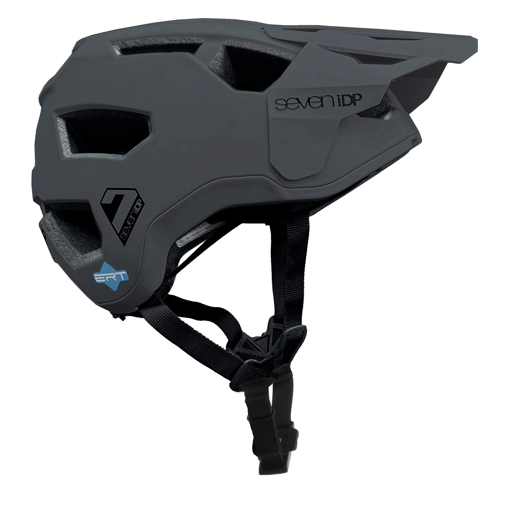 7iDP Project 21 Pro Full Face MTB Helmet - Lightweight, Advanced Protection for Downhill & Enduro (Matte Gu Metal Grey, M/L) — image 1
