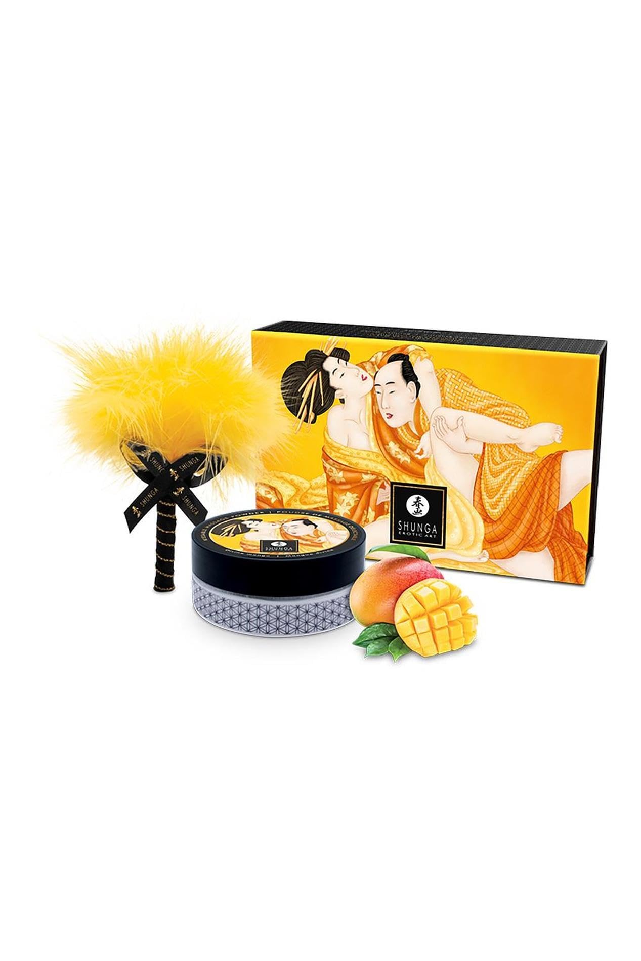 Shunga Kissable Massage Powder Luscious Mango Multicolor One Size
