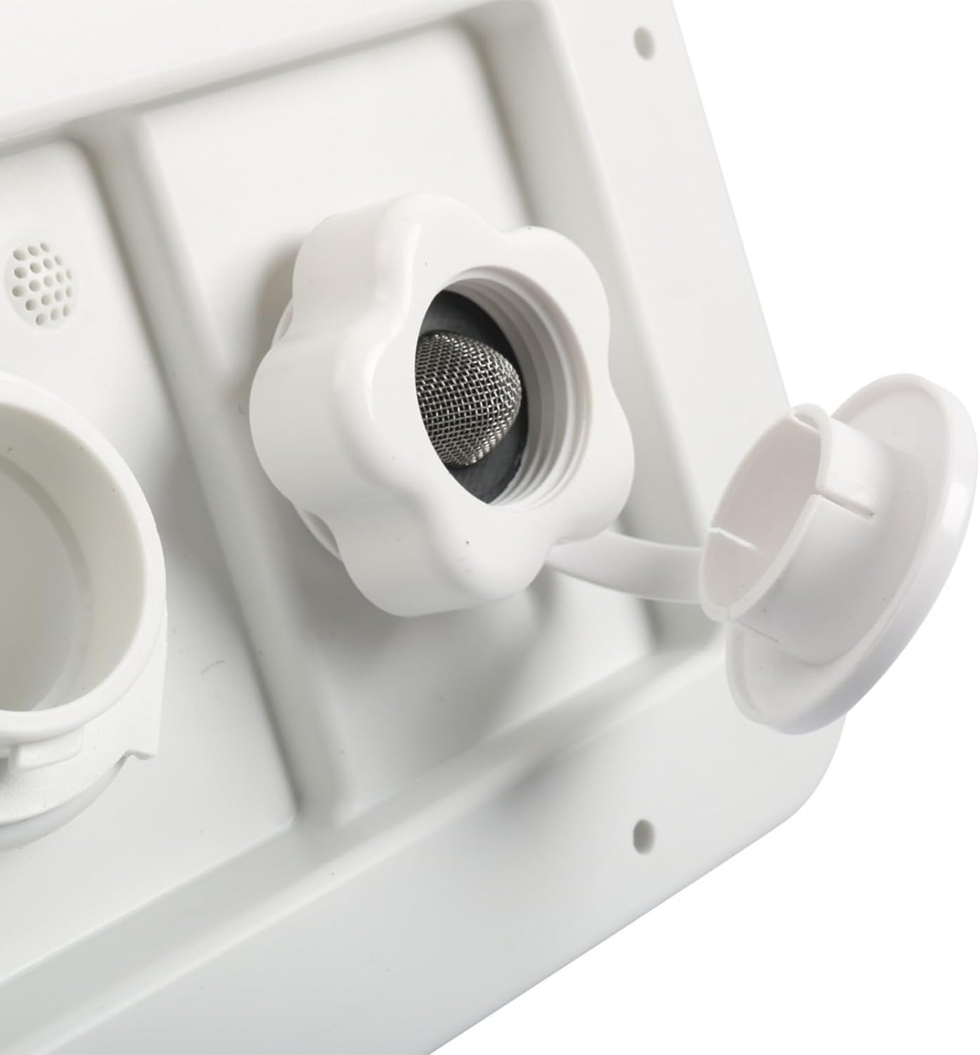 PP Campers Water Fill Inlet Adapter with Check Valves Leak Design Universally for Campers Water Systems