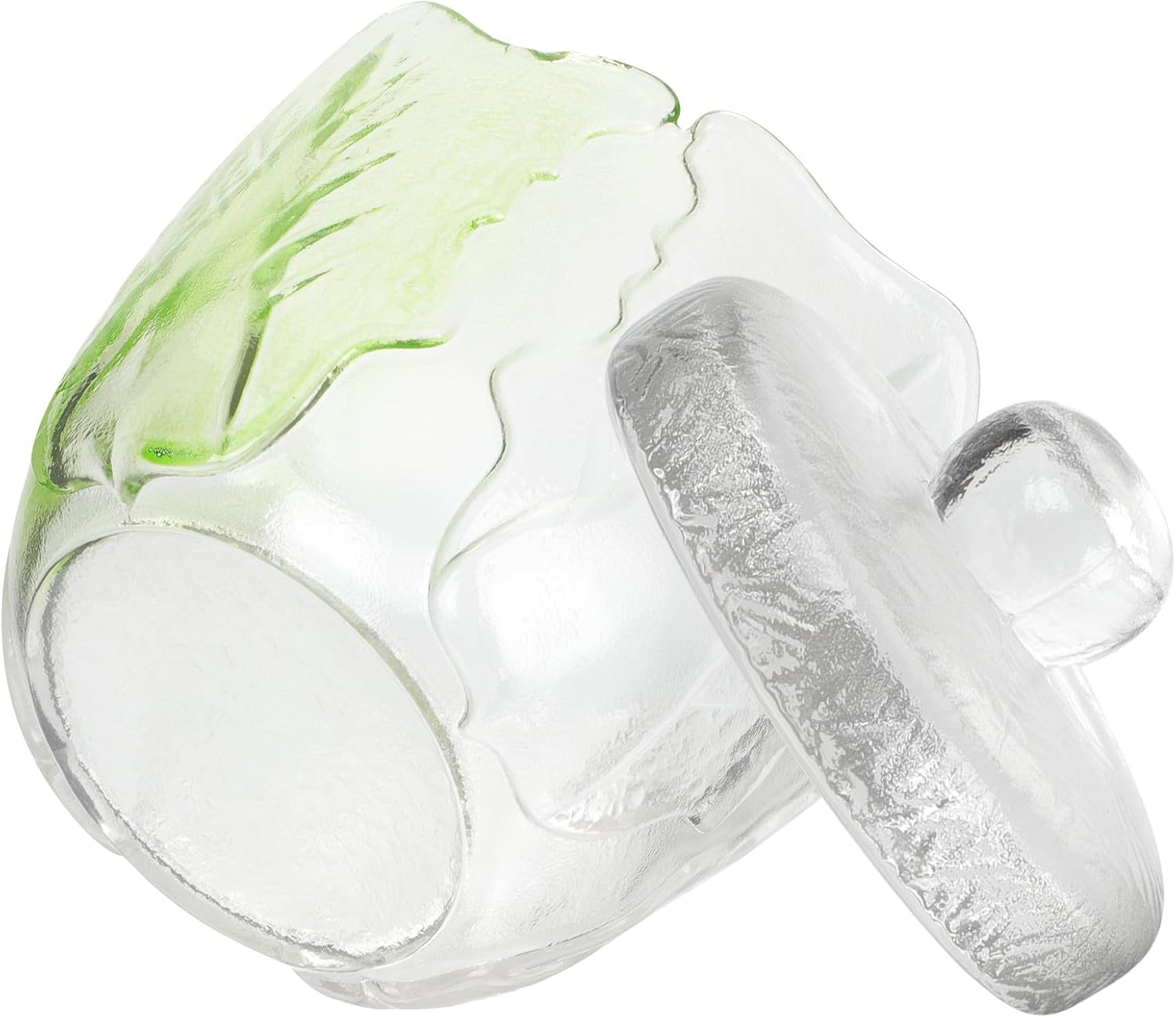 Luxshiny Glass Pickle Jar with Lid 1.2l Japanese Style Glass Storage Container for Fermenting Kimchi and Sauerkraut, Airtight Food Jar for Kitchen Pantry Organization