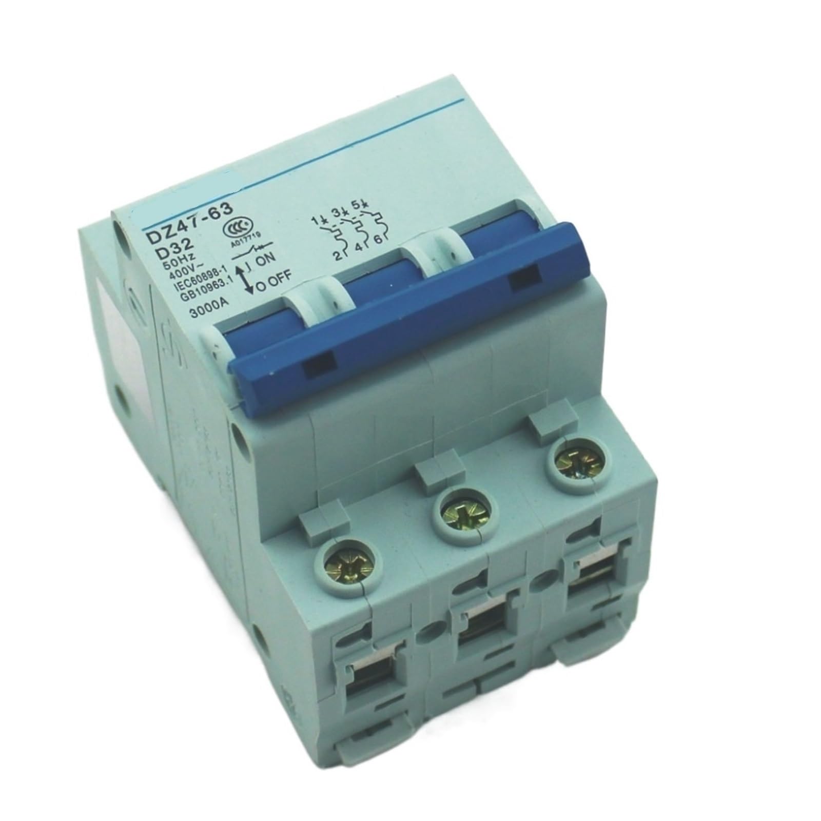 Automatyczny przełącznik 3P 32A typ D 240V/415V 4-biegunowy