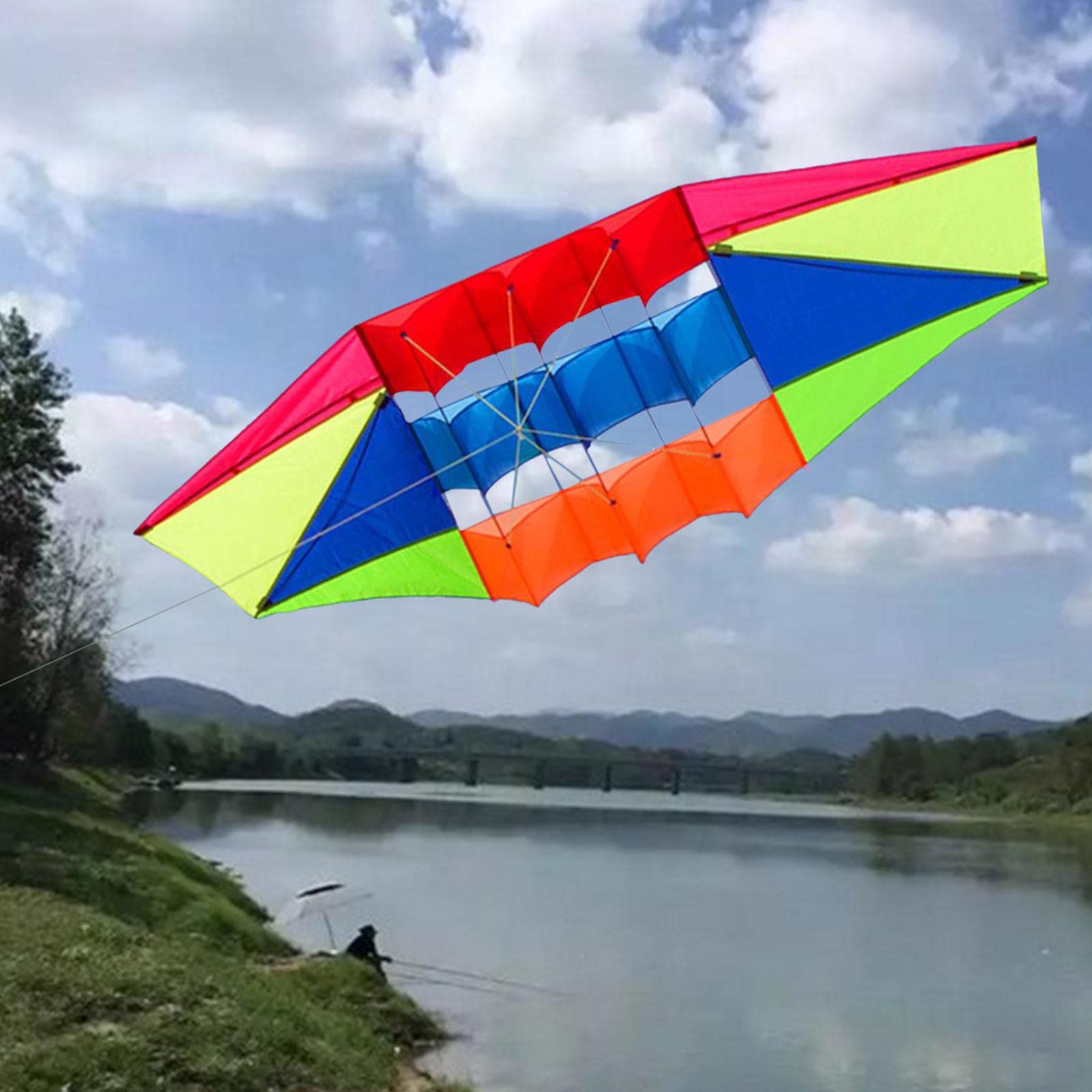 Große Einleiner Drachen für Outdoor Spiele, Einfach zu Fliegen für Mädchen