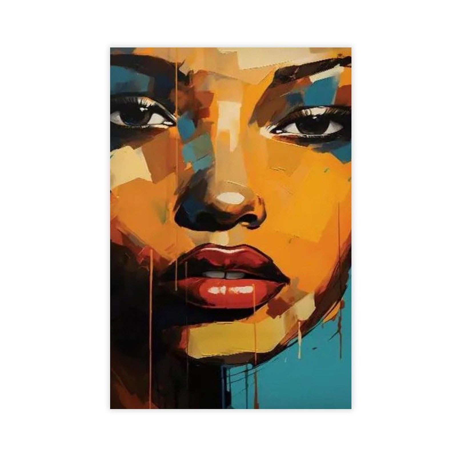 Utgn Women's Poster For Black Canvas Poster Bedroom Decor Landscape Decor Gift 12X18inch(30X45cm)