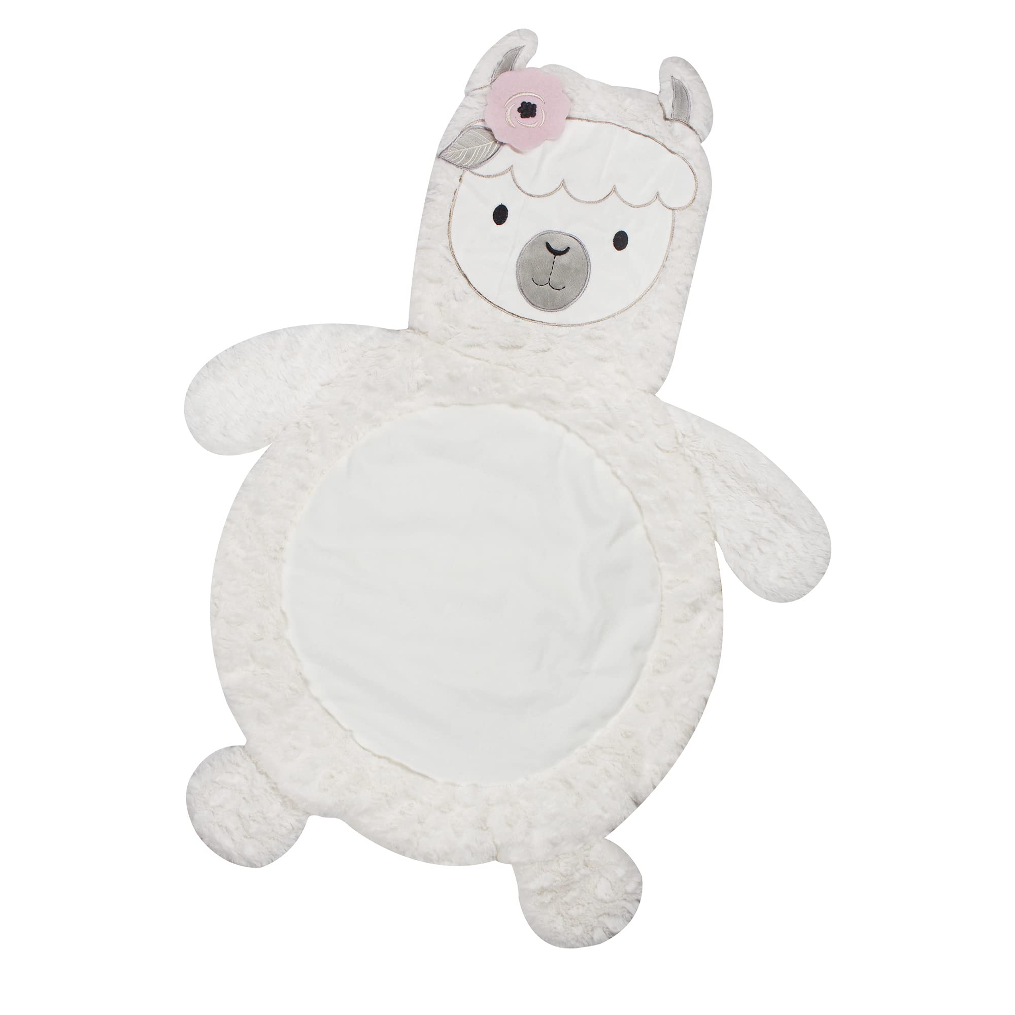 Levtex Baby - Imani Playmat - Llama - Cream, Pink and Grey - Nursery Accessories