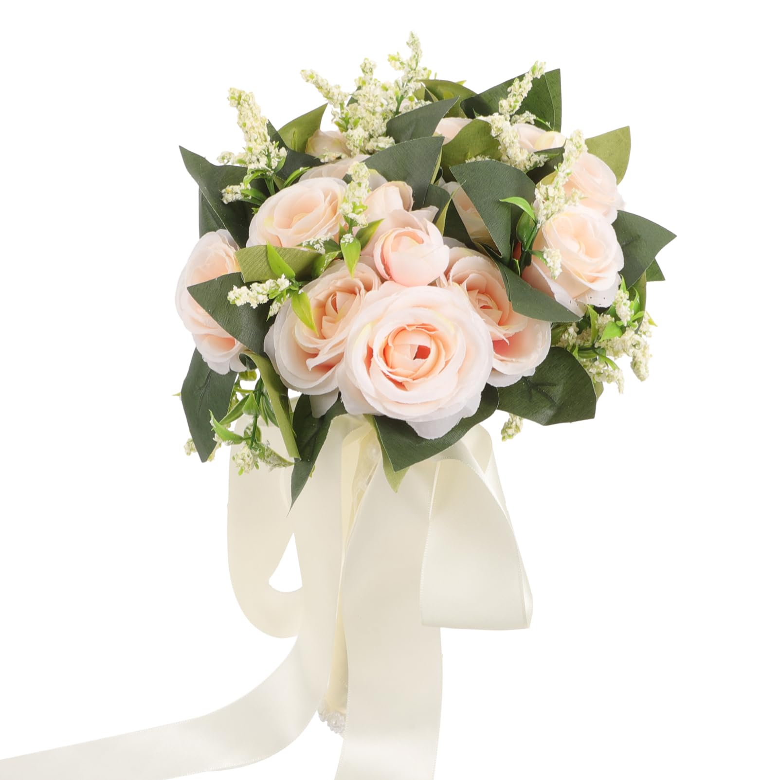 PRETYZOOM 2 Pz bouquet da sposa per damigelle lancio di bouquet rustico mazzi di fiori da sposa decorazioni matrimonio addobbi matrimonio falso bouquet da sposa fiore artificiale con stelo