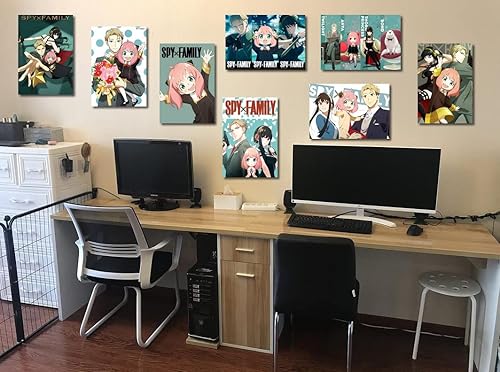 Miniatura 2 de Juego de 8 pósteres ePanda, de anime japonés