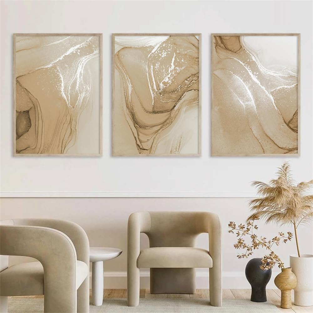 Moderne Abstracte Posters Uit De Midden - Eeuw Met Lijnen En Waterkleurelementen Trendy Geometrische Achtergronden Voor Wand Image220106413