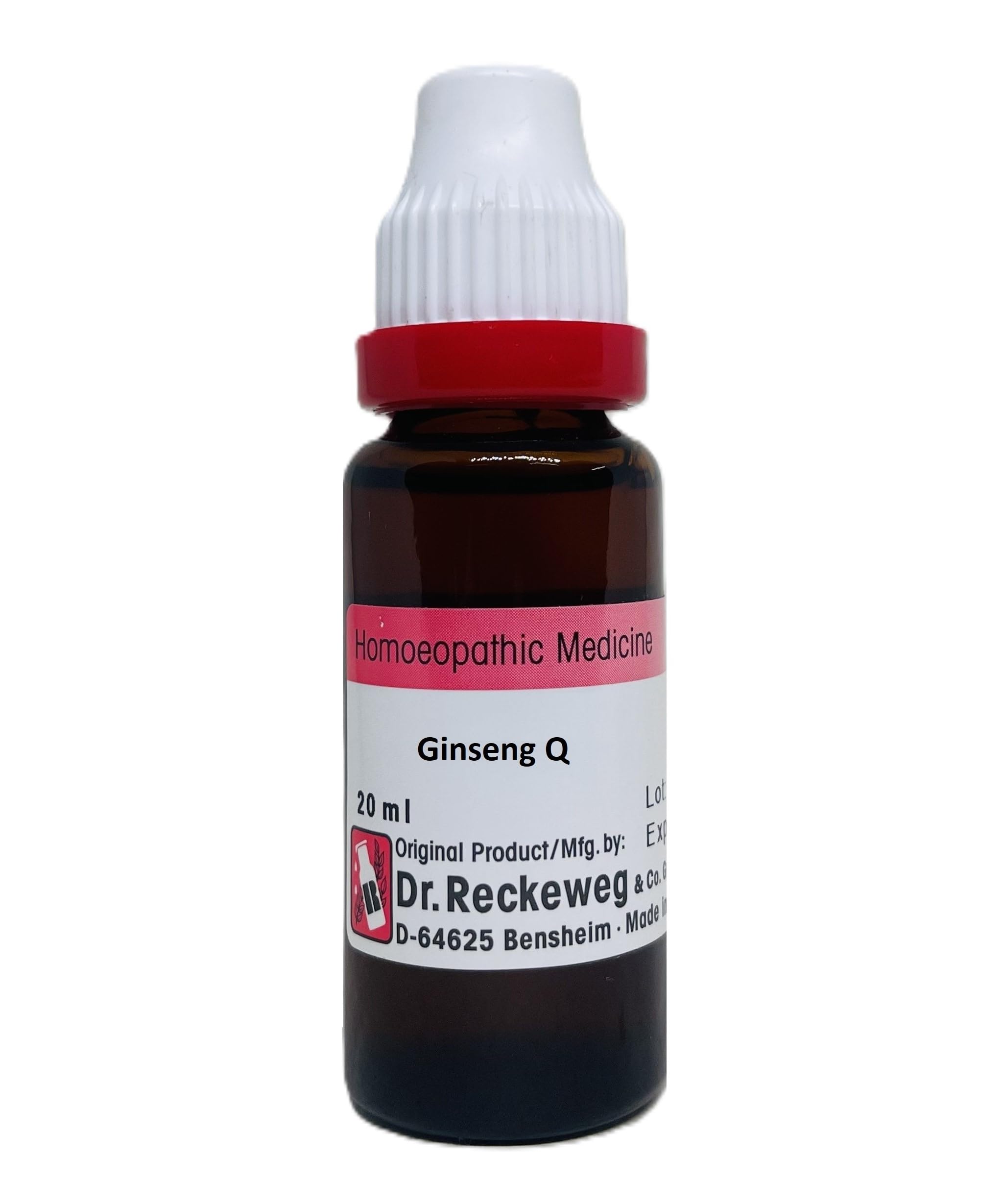 Ginseng Q 20ML DR RECKEWEG GERMANY