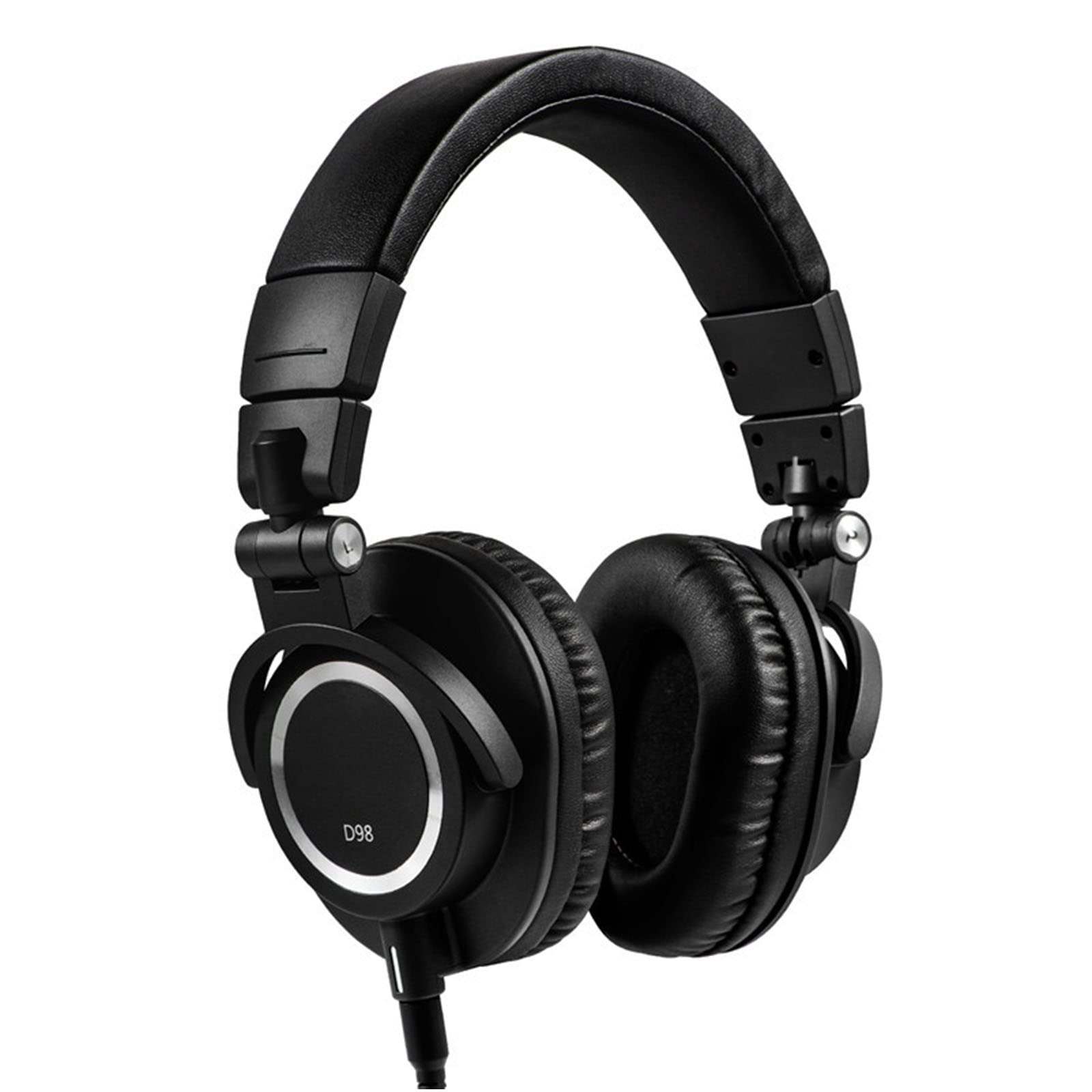 Auriculares de diadema para DJ de estudio, estéreo, profesionales, plegables, rotación de 90°, auriculares de estudio, sin micrófono