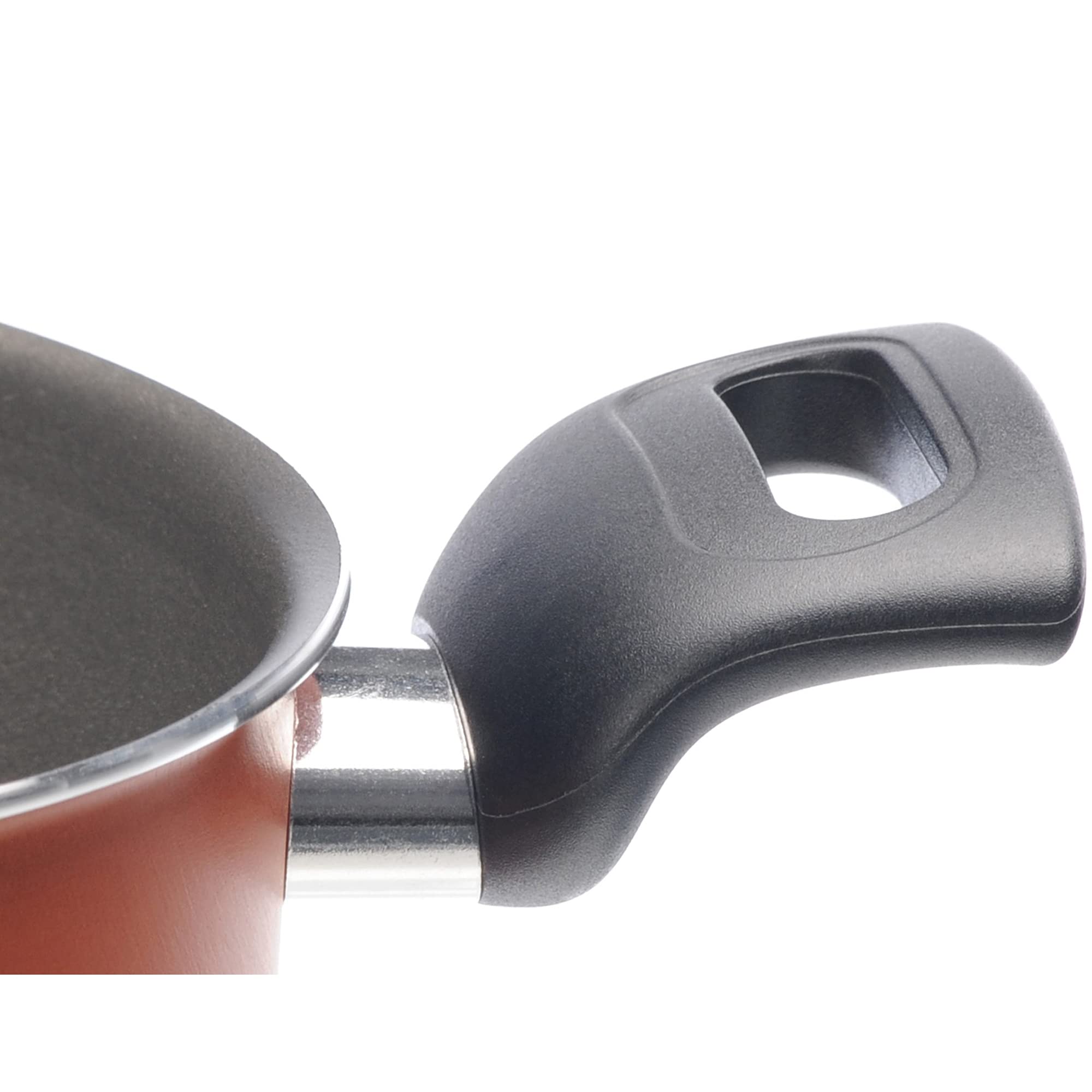 Moneta Zecchino Tegame a 2 manici, Alluminio Alimentare, Marrone, Diametro 20 cm
