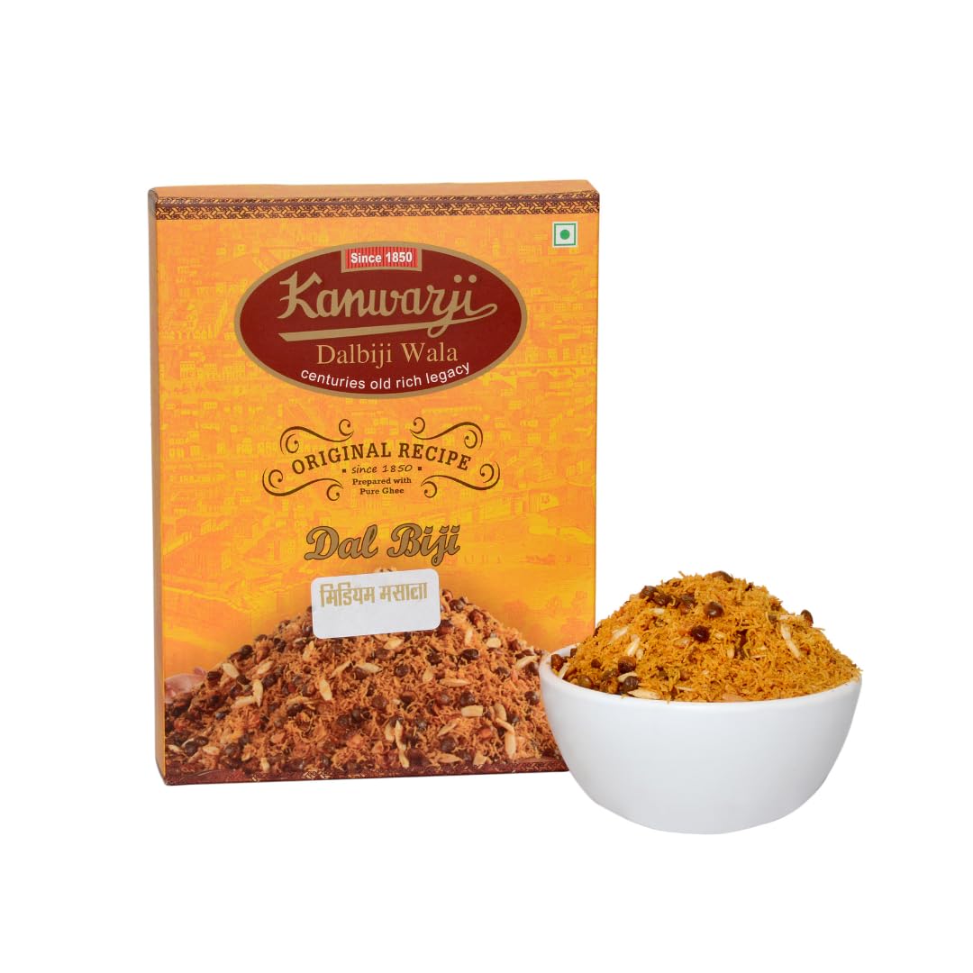 KANWARJI BHAGIRATHMAL Dal Biji Medium Spicy 400g– Authentic Indian Snack, Rich in Flavor & Protein, Ideal for Snack Lovers and Health Enthusiasts-image-7
