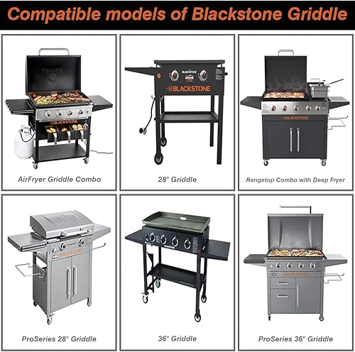 Miniatura 4 de Paquete de 50 bandejas de goteo compatibles con parrillas Blackstone de 28, 36, 30, 22 y 17 pulgadas, bandejas de goteo de grasa de papel de