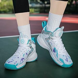 Amazon | [M O D G O N E] スニーカー バスケットシューズ キッズ