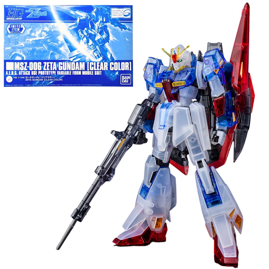 HG 1/144 ゼータガンダム クリア、HG 1/144 バイアラン クリア Amazon | HG 1/144 ゼータガンダム[クリアカラー] イベント限定 機動