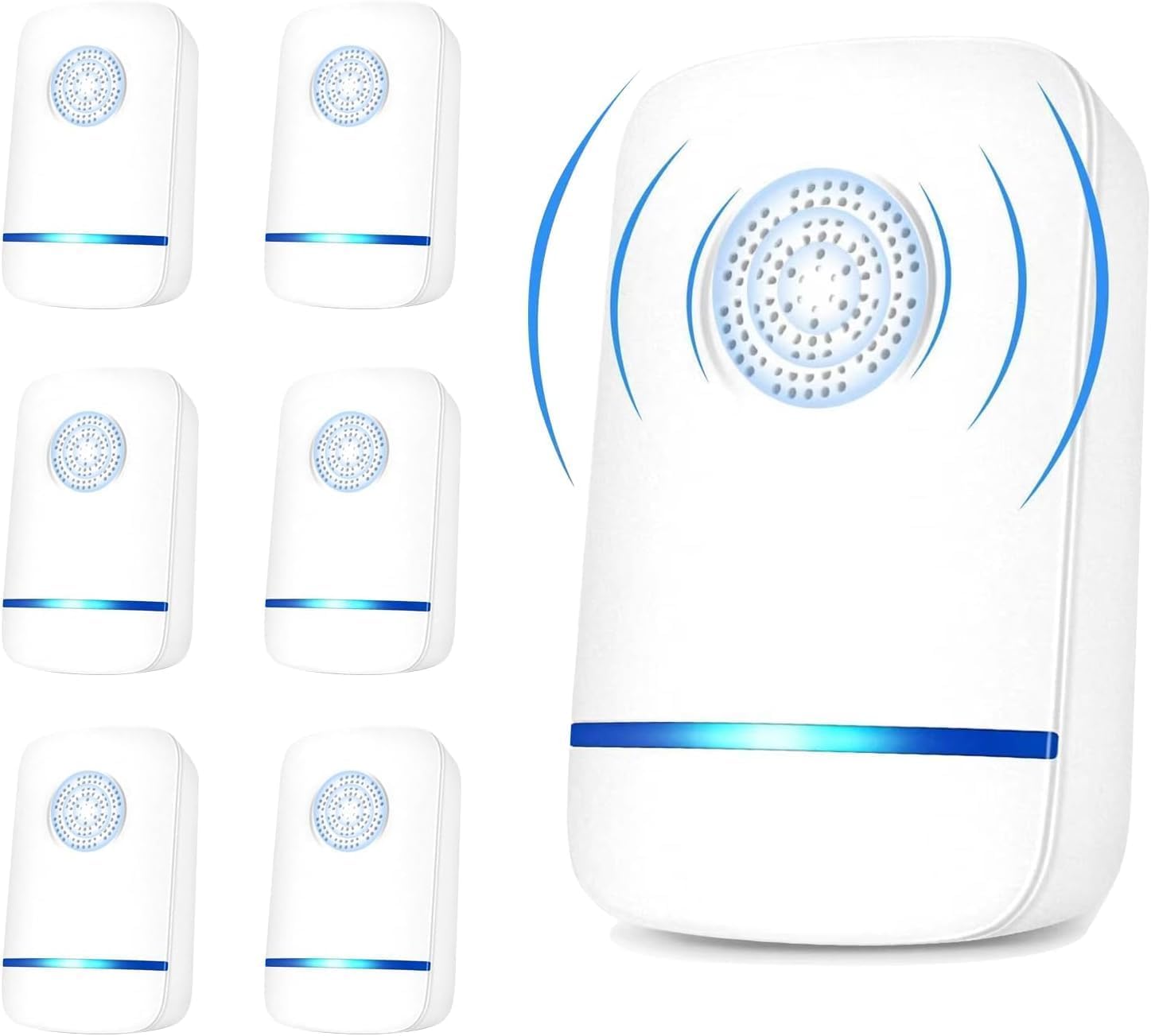 YuFek Ultrasonic Pest Repeller, Electronic Mouse Repellent plug in Pest Control for Mice Rats Spider Mosquitoes Cockroach Moth Ant and Other Rodent, Harmless to Pets and Human for Indoor Use (6PC)