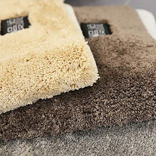 CAIXIN Super Soft Shag Badematte, wasserabsorbierend, Tür, Bodenmatte, maschinenwaschbar, schnell trocknend, Mikrofaser… – Bild 4