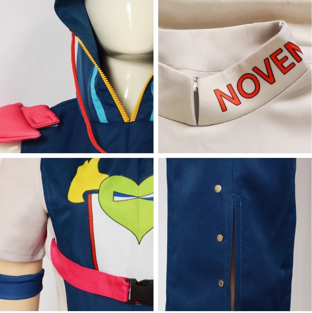 [ニシバイ] ジョディオ・ジョースター コスプレ衣装 ピアス ウィッグ 追加 Jodio Joestar ジョジョの奇妙な冒険 Pa