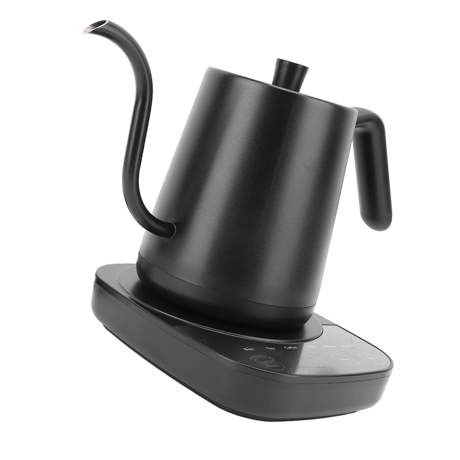 Fdit Hervidor Eléctrico de Cuello de Ganso 1000W 800ml con Control de Temperatura LCD, Inversor Inteligente para Café de Goteo y Té, Acero Inoxidable 304, Apagado Automático, (Enchufe europeo 220V)