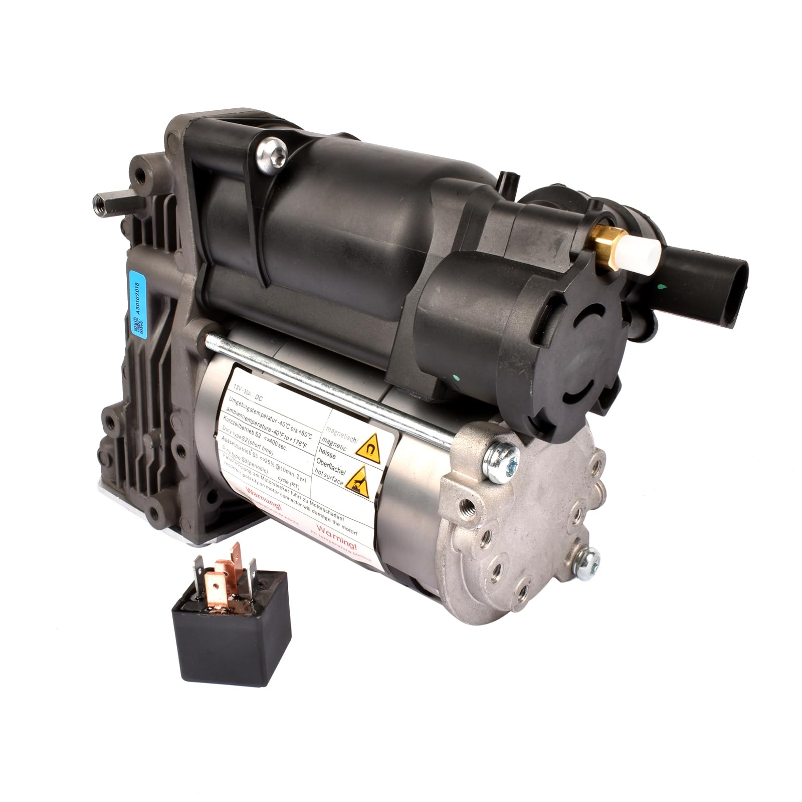 Bisenya Bomba del compresor de la suspensión neumática delantera trasera de recambio de 2 polos para W639 Viano 3.2 3.5 3.7 Vito Bus CDI Vito/Mixto Panel 110 113 115 123 126 6393200204 6393200404