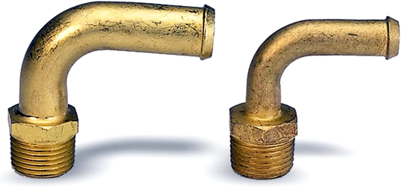 Moroso FITTING, 3/8 IN. TO 3/8 IN, 90 DEG, STREAMLINED (65140)