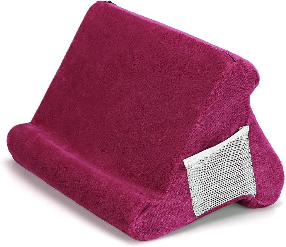 ZAJCI Pad Pillow - Support de Tablette Souple avec Poche en Filet - Support Universel Multi-Angle...