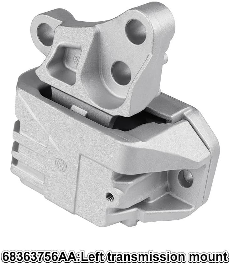 Transmission Mount 3Pcs Engine Motor Transmission Mount for Compass 2017-2020 Replacement 68258599AA 68363755AA 68363756AA Front Rear Engine Mount