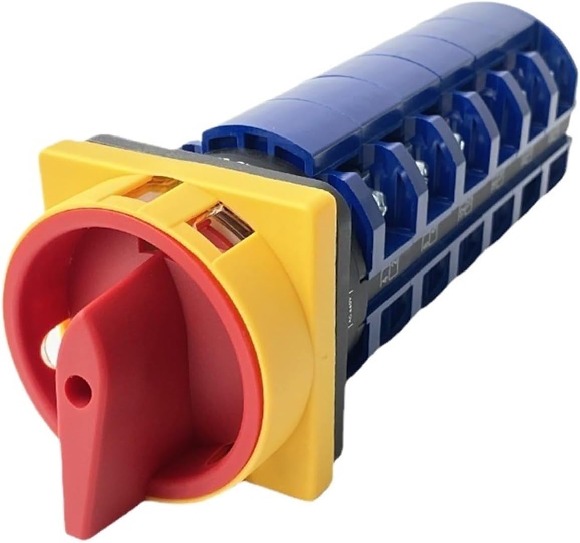 3 Position Reset Cam Switch 690V 63A 6 Poles Padlock Changeover Rotary Switches ON-Off-ON YMW26GS LW26-63/6GS