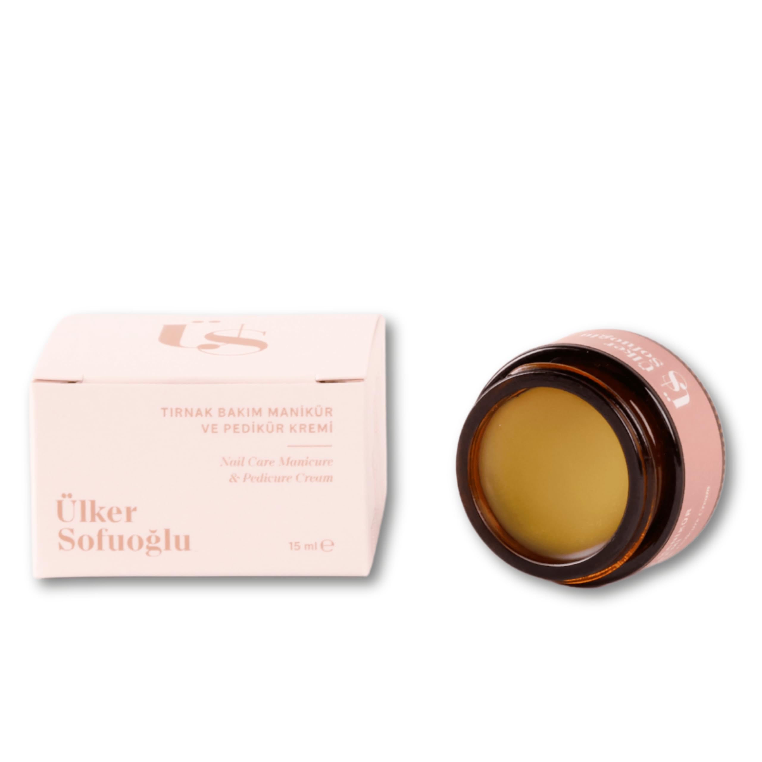 Nail Care Manicure & Pedicure Cream 15ml, Herbal Oil Cuticle Moisturiser for Nail Repair & Strengthening, Healthy Growth