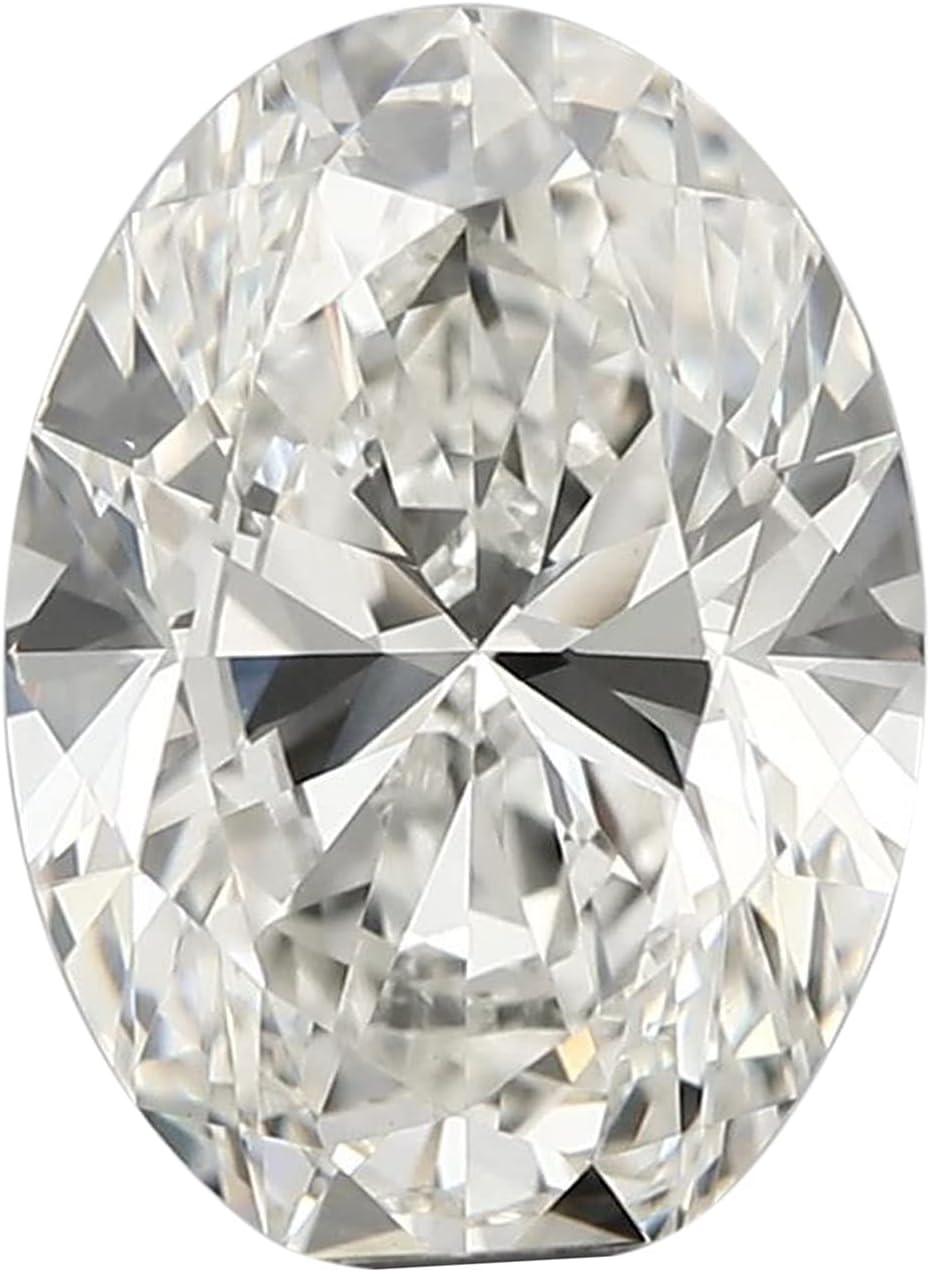 IGI Certified Laser Inscribed Loose Oval Cut Lab Grown Diamond (2.19ct, VS-SI G-H) For Engagement Ring, Pendant, Necklace, Earring