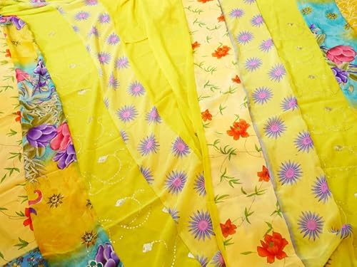 Boho Curtains Indian Saree Curtain | Handmade Patchwork Curtains For Bohemian Window Decor Hippie Bedroom | Bed Canopy Curtains Yoga Decor By Ravi Creation #TOP4