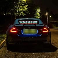 Vista 5 de Sonido Música Beat Activado Coche Pegatina Ecualizador Ritmo LED Flash Luz Audio Voz Ritmo Lámpara