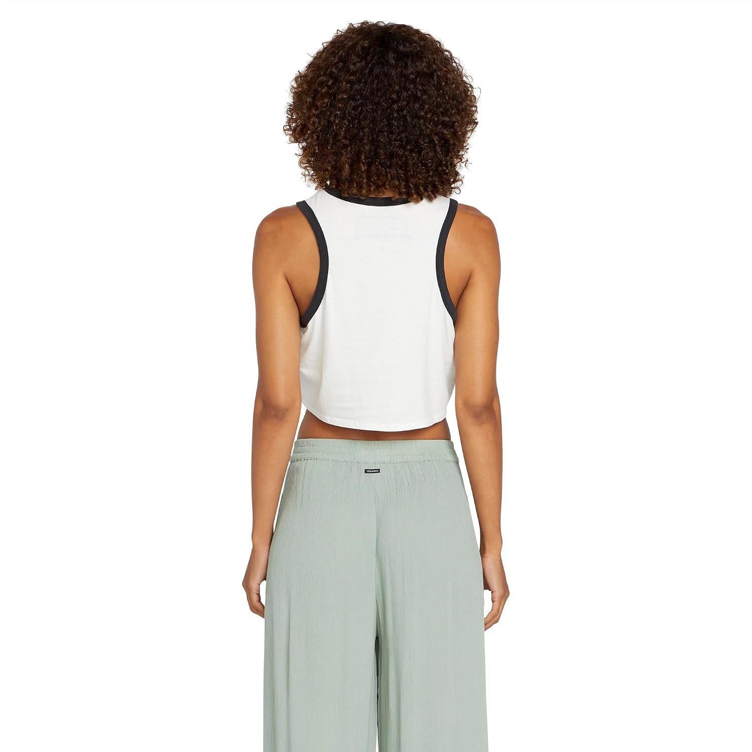 Volcom Women's Fun Fever Sleeveless Crop Tank Top
