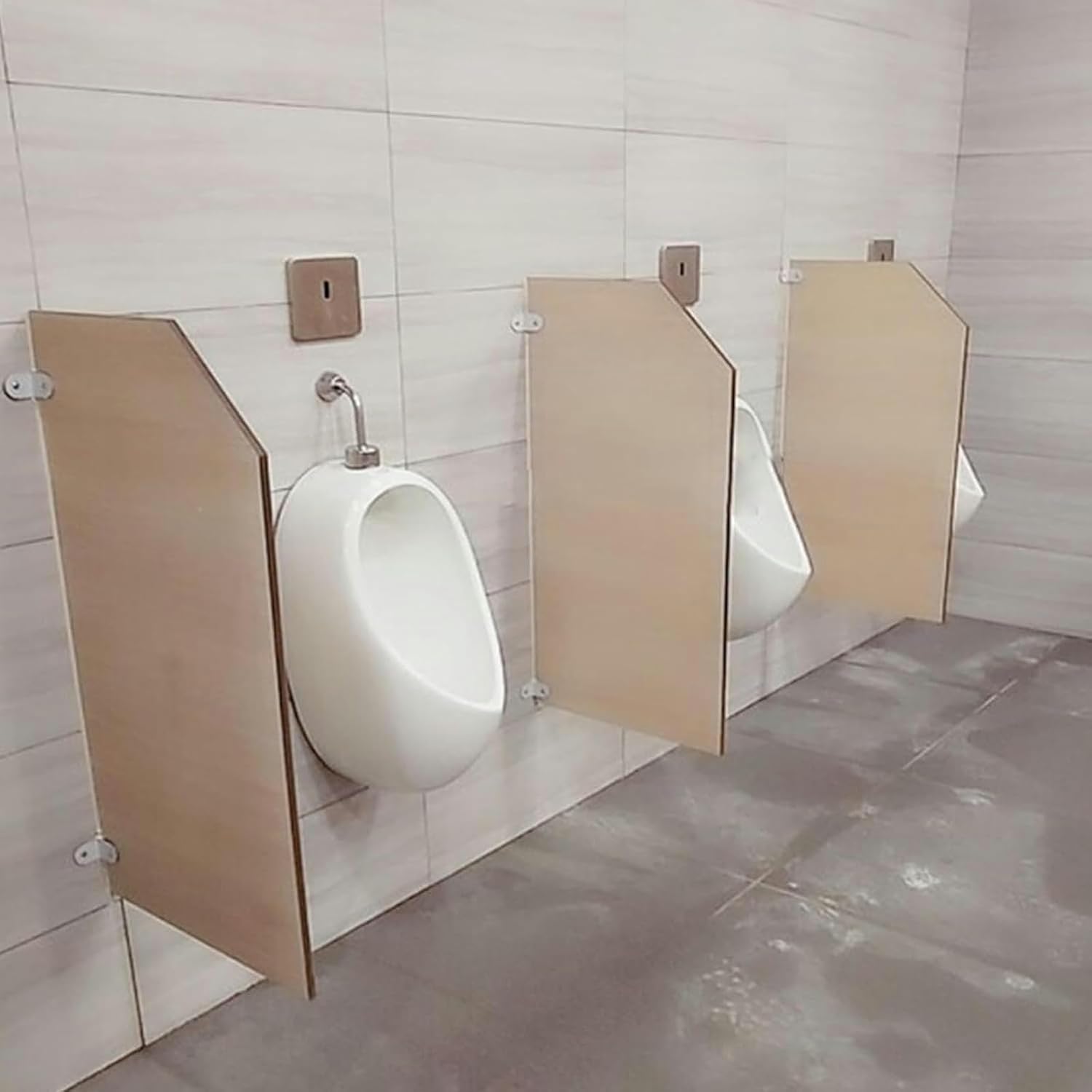 AMNOOL Toilet Screen with Screen, Toilet Screen Mounted On The Wall, Toilet Screen with Urinary Deflector of Waterproof PVC, for Public Space/Bathroom/Hotel (Color: 1pcs)