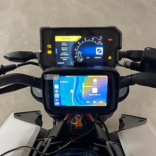 Miniatura 7 de xitomer Soporte GPS para DR-Z400SM 2007-2021  V-Strom 1050  XTADV 2020-2021  NC750S 2014-2021, MT-125 14-21 MT-15 16-21  GSR600 06 -18 Teléfono