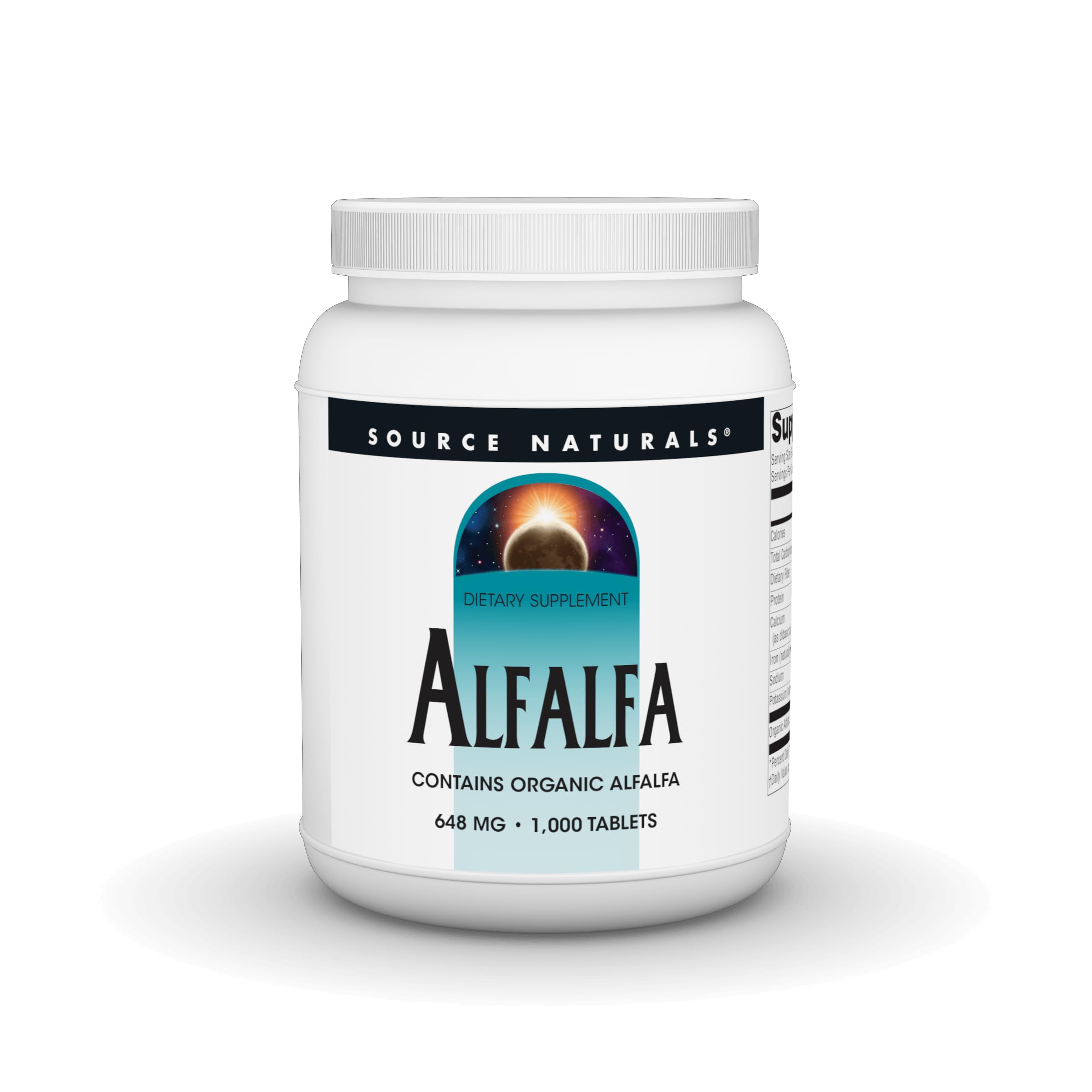 Source Naturals Alfalfa 10 Grain Dietary Supplement - 1000 Tablets