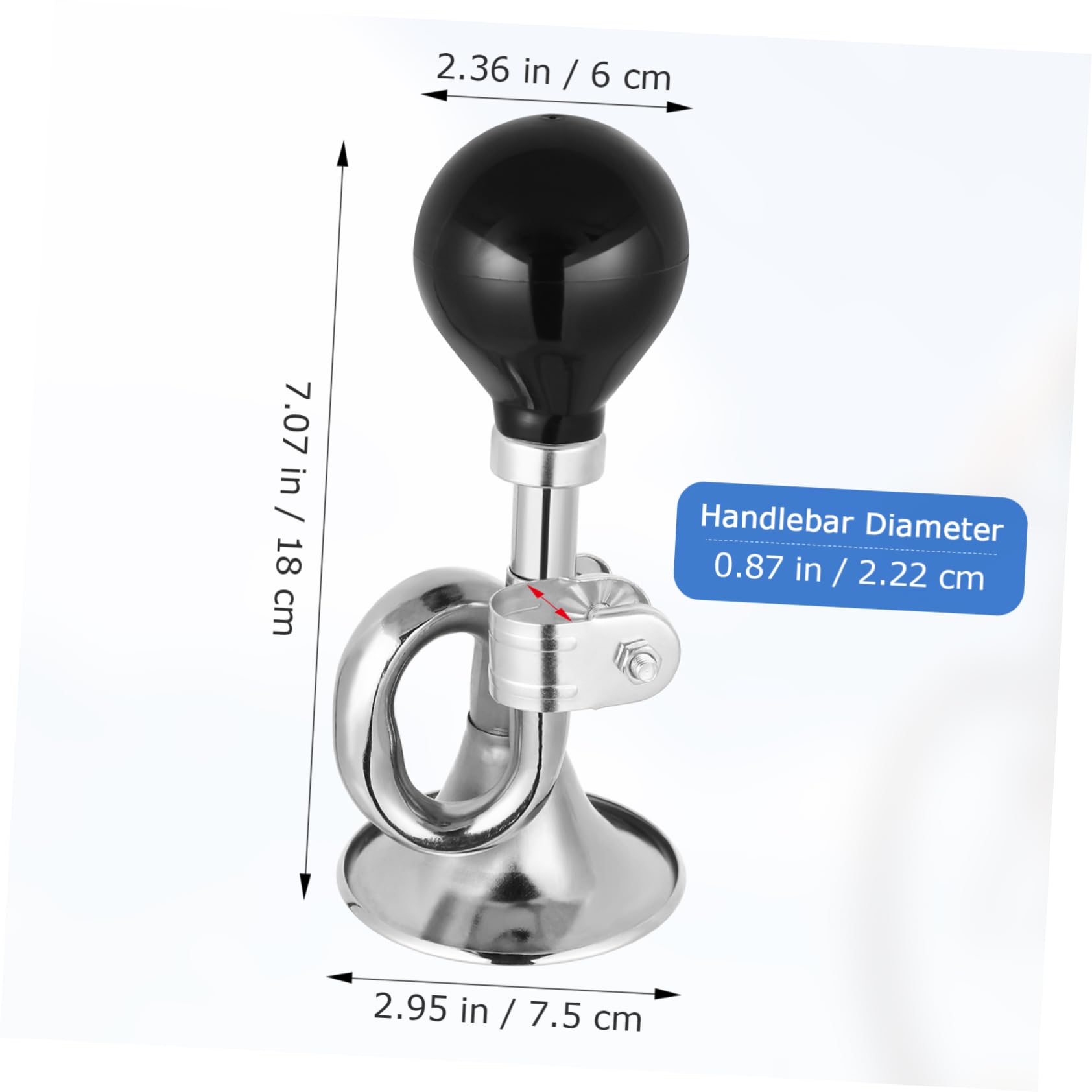 BESTonZON Sonnette de vélo klaxon Fort pour vélo Sonnette vélo klaxon de clairon de vélo Corne de vélo Bruyant Sonnerie de vélo Cloches de vélo Corne de vélo électrique Fort
