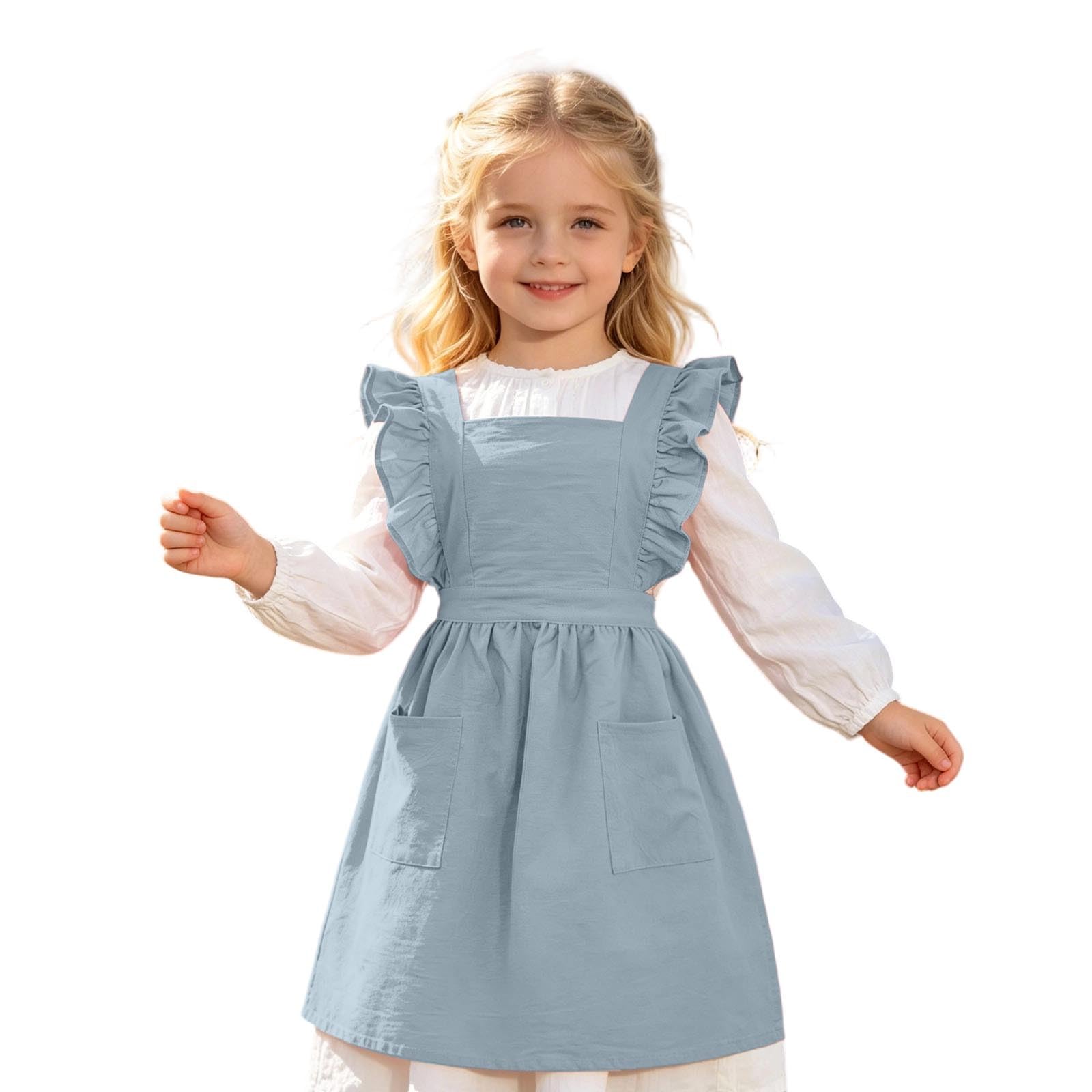 Generisch Children's Apron with Ruffles and Practical Pockets for Festive Occasions — image 1