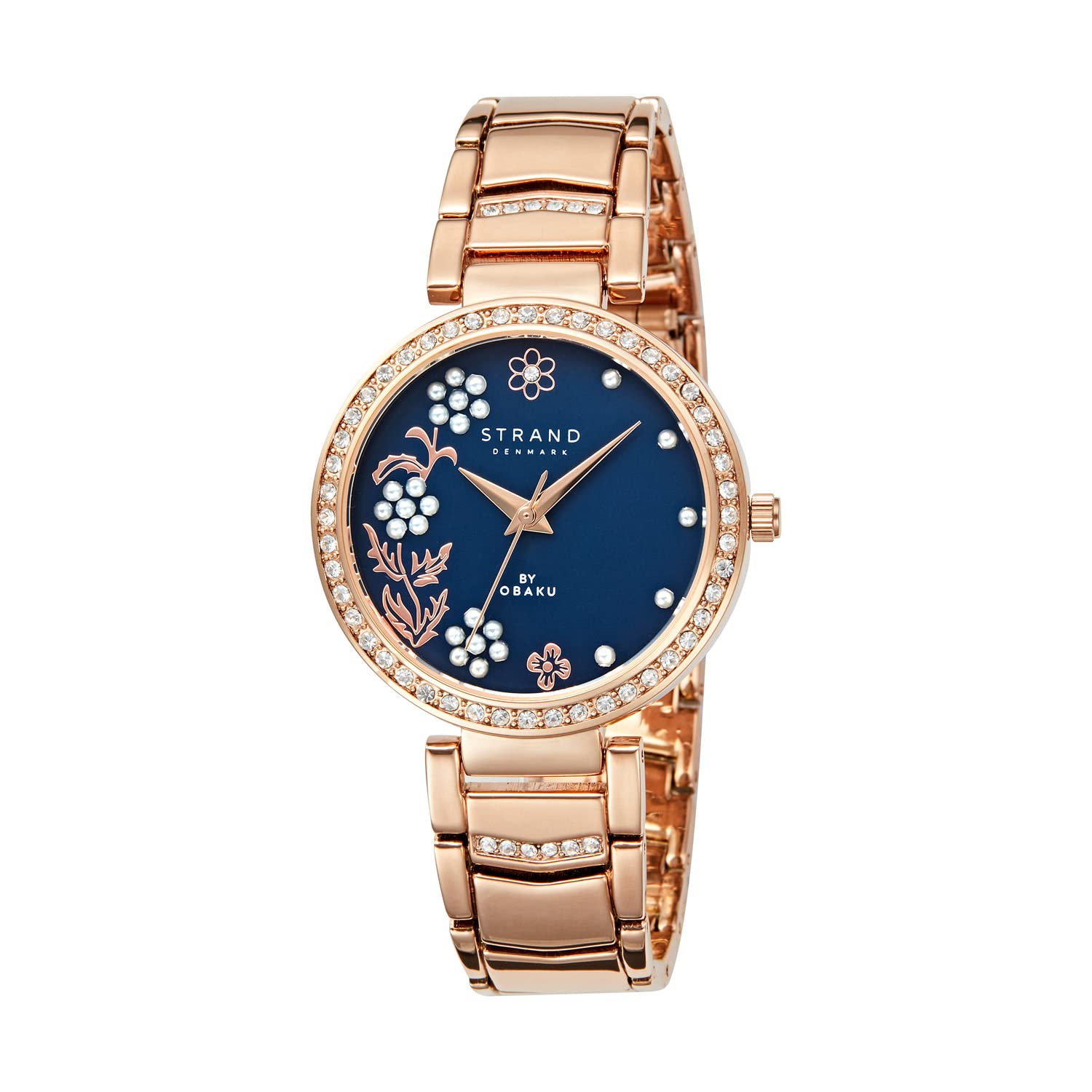 Strand By Obaku Pearl Lapis Analog Blue Dial Womens Watch-S713LHVLSV (B0BG24JSJ4) Amazon Price History, Amazon Price Tracker