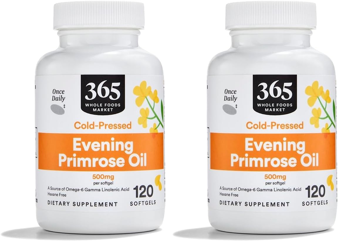 365 by Whole Foods Market, Evening Primrose Oil 500 mg, 120 Count — Amazon image 5