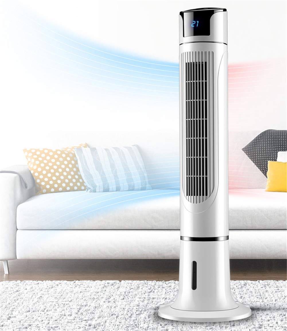 Ventilador De Torre Columna Oscilación Oscilador Personal Mini Escritorio Sin Hojas 3 Modos Funcionamiento 3 Velocidades (Maquinaria)