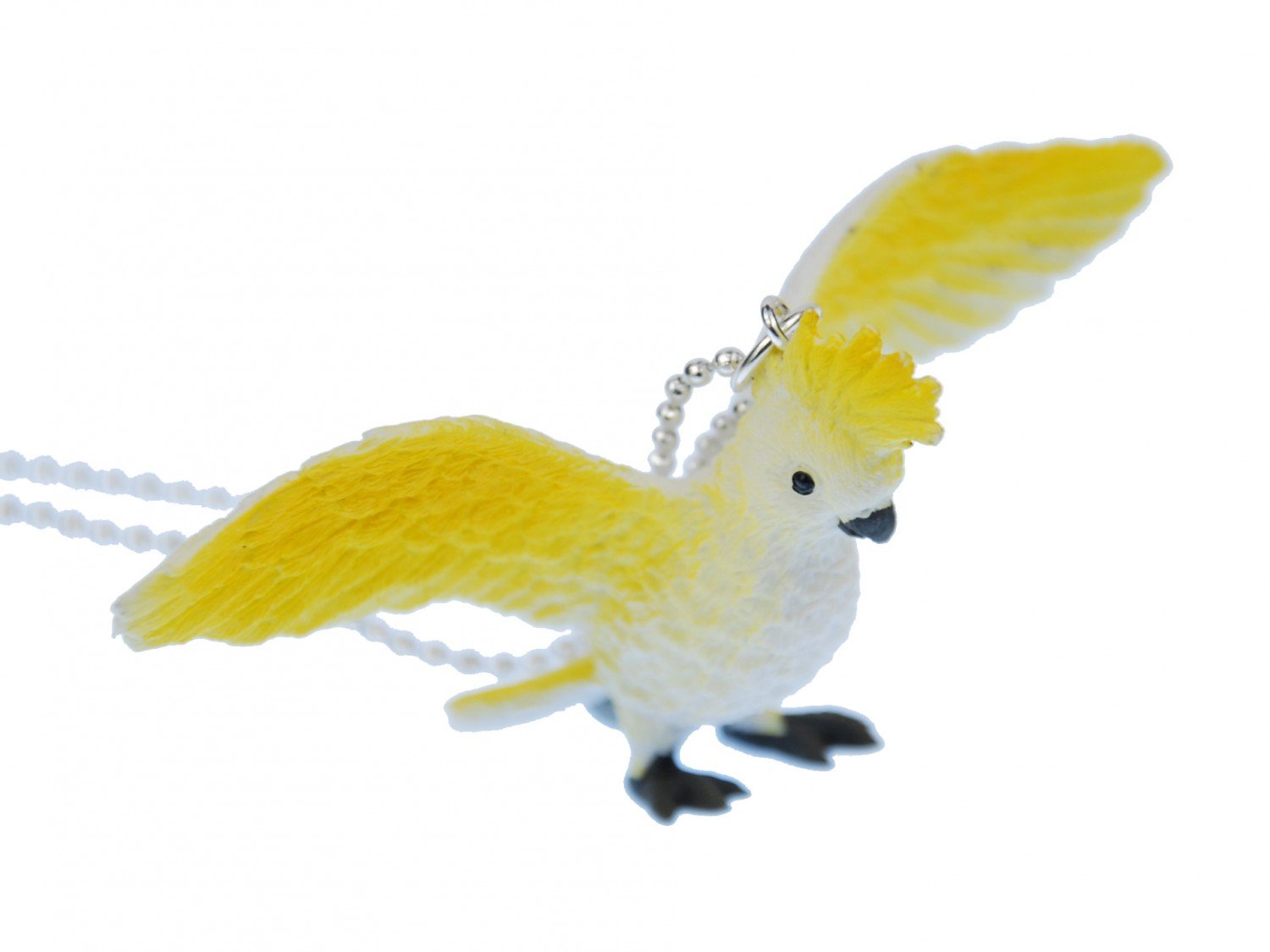 Ketting met diverse vogels | porselein