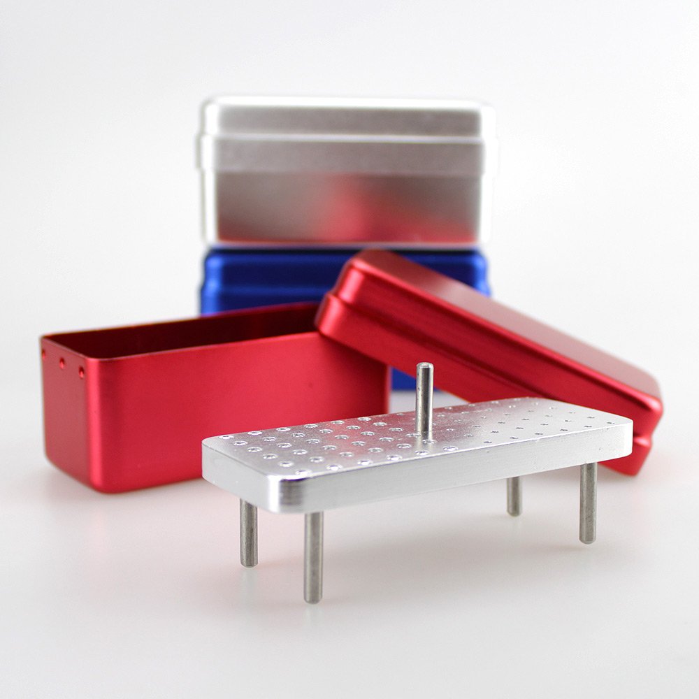 3 New FG Bur Endodontic Root Canal H-files K-files Holder Block