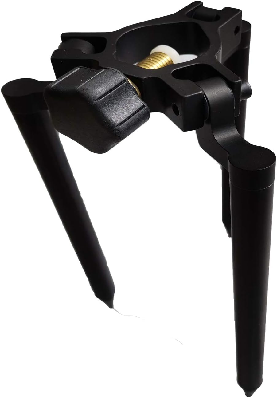 Mini Prism Bipod， Mini Bipod Tripod Accepts Mini Prism Pole Survey Pole or Survey Prism and Prism Rod