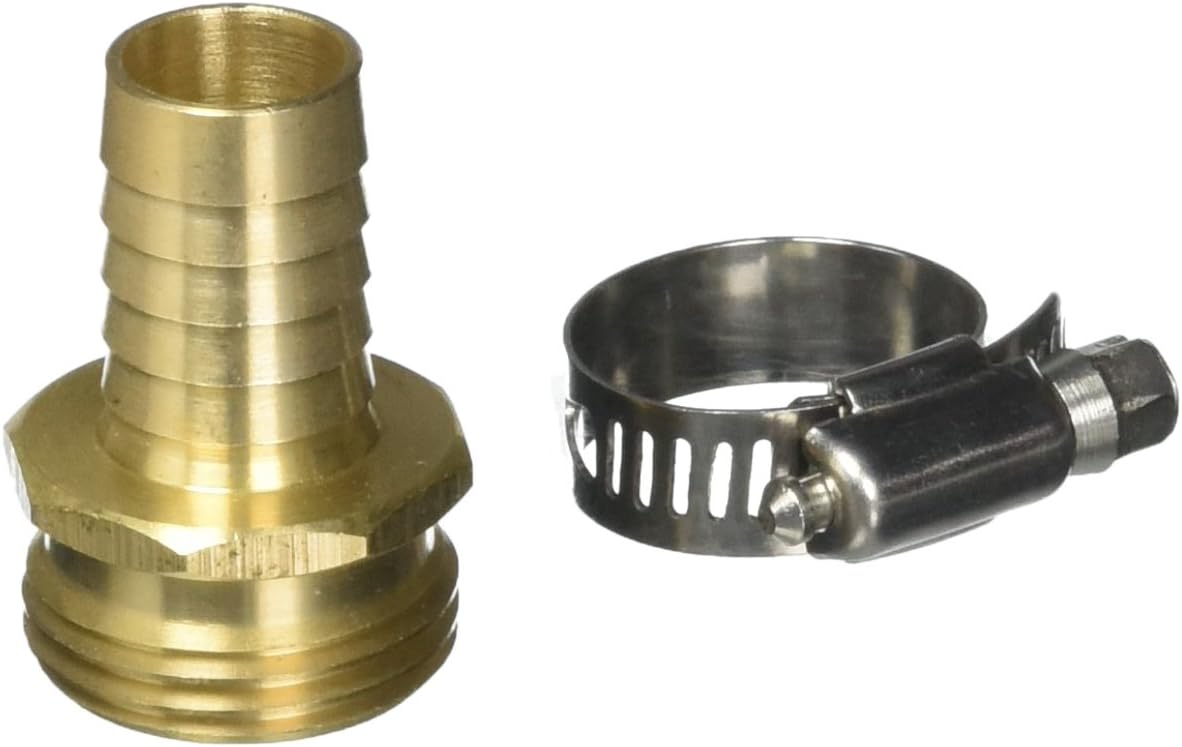 5-Pack Orbit Brass Male Thread 5/8" Water Hose Repair - Garden Hoses Mender, 58113N