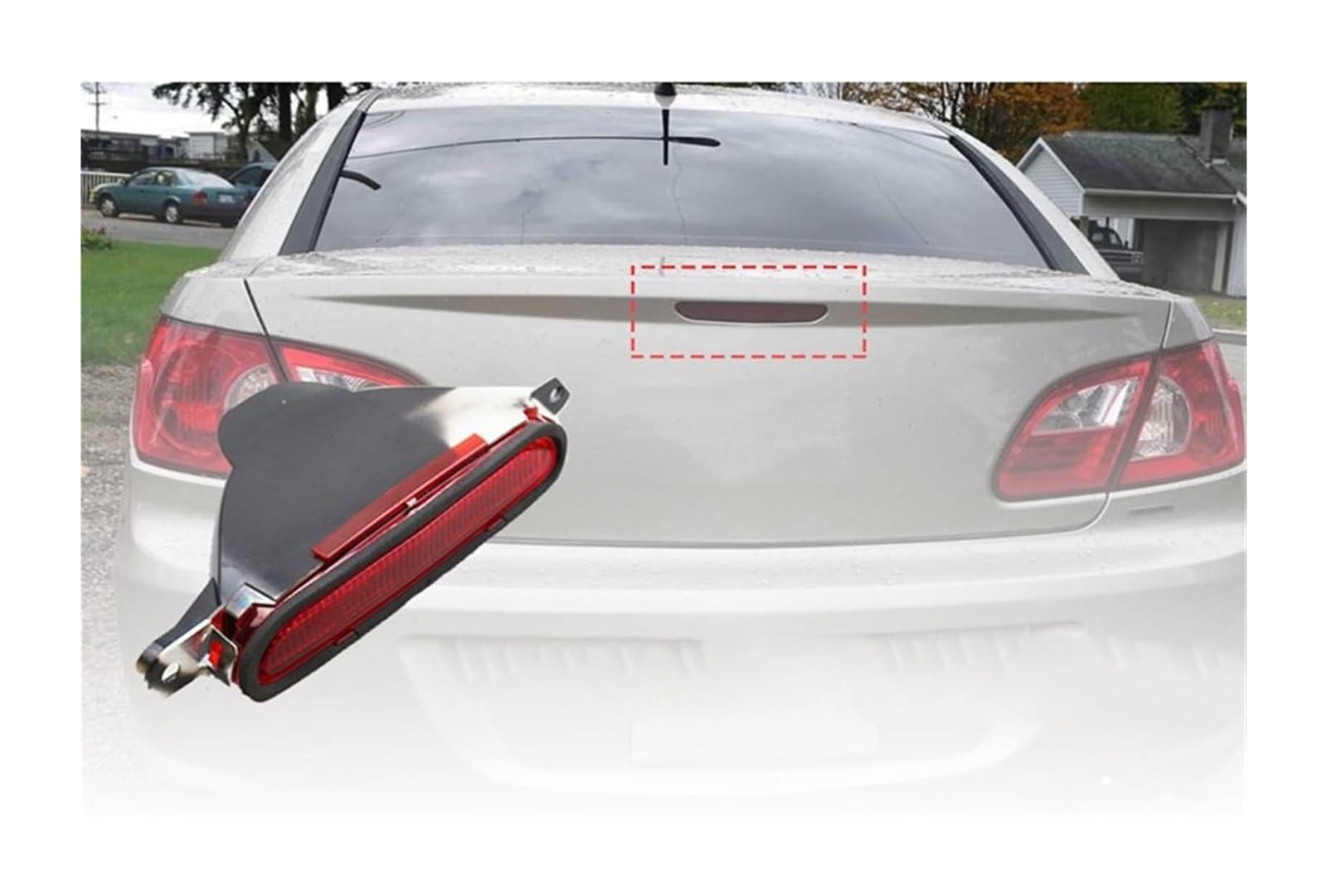 Feu stop additionnel Pour Chrysler Pour Sebring 2007 – 2010 Troisième Feu De Stop Arrière 5113614AA Monté En Hauteur Haut Niveau