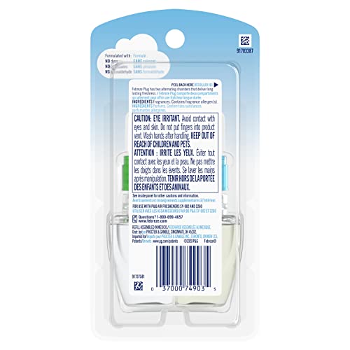 Image of Febreze Plug In Air Freshener Scented Oil Refill, Gain Original Scent