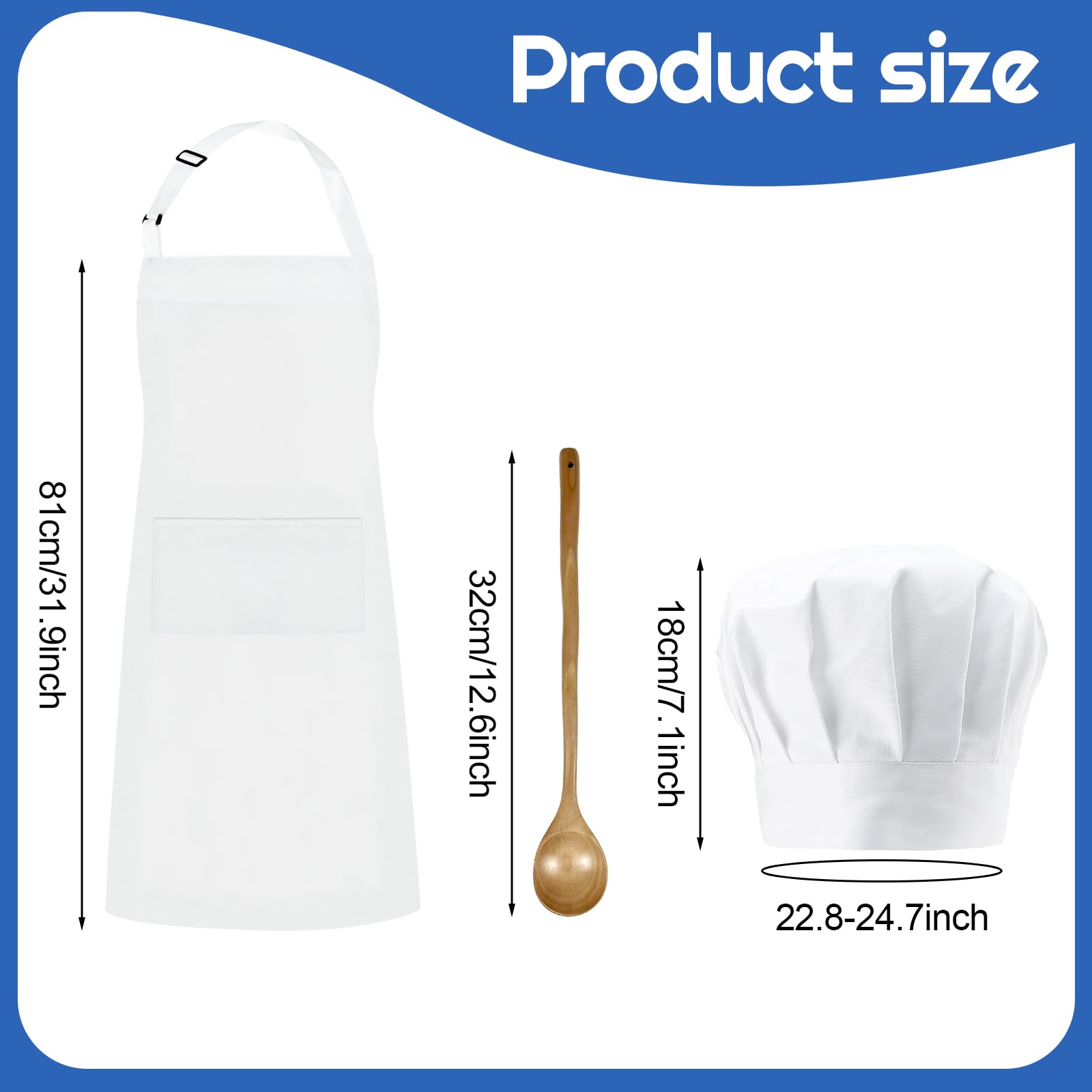 BOUTICOL 5 Pcs Halloween Mouse Costume for Man and Woman with Adjustable Apron Chef Hat Wood Spoon Mouse Headband and Silk Stockings