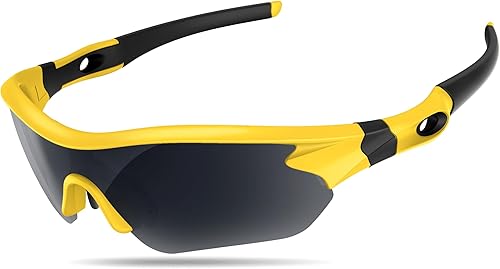 Miniatura 8 de Gafas de sol deportivas polarizadas para hombres y mujeres, jóvenes, béisbol, correr, pesca, tenis, golf, ciclismo, conducción, motor TAC UV400 TR90